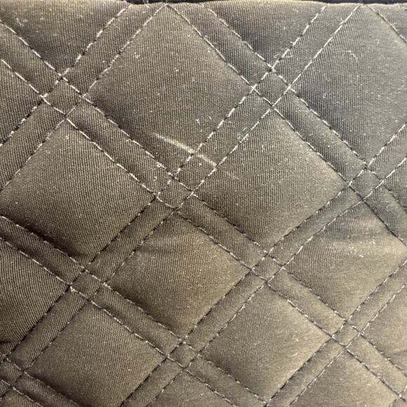 Vera Bradley CHOO CHOO TRAVEL CASE Espresso Color Dark Brown Quilted - Picture 5 of 16